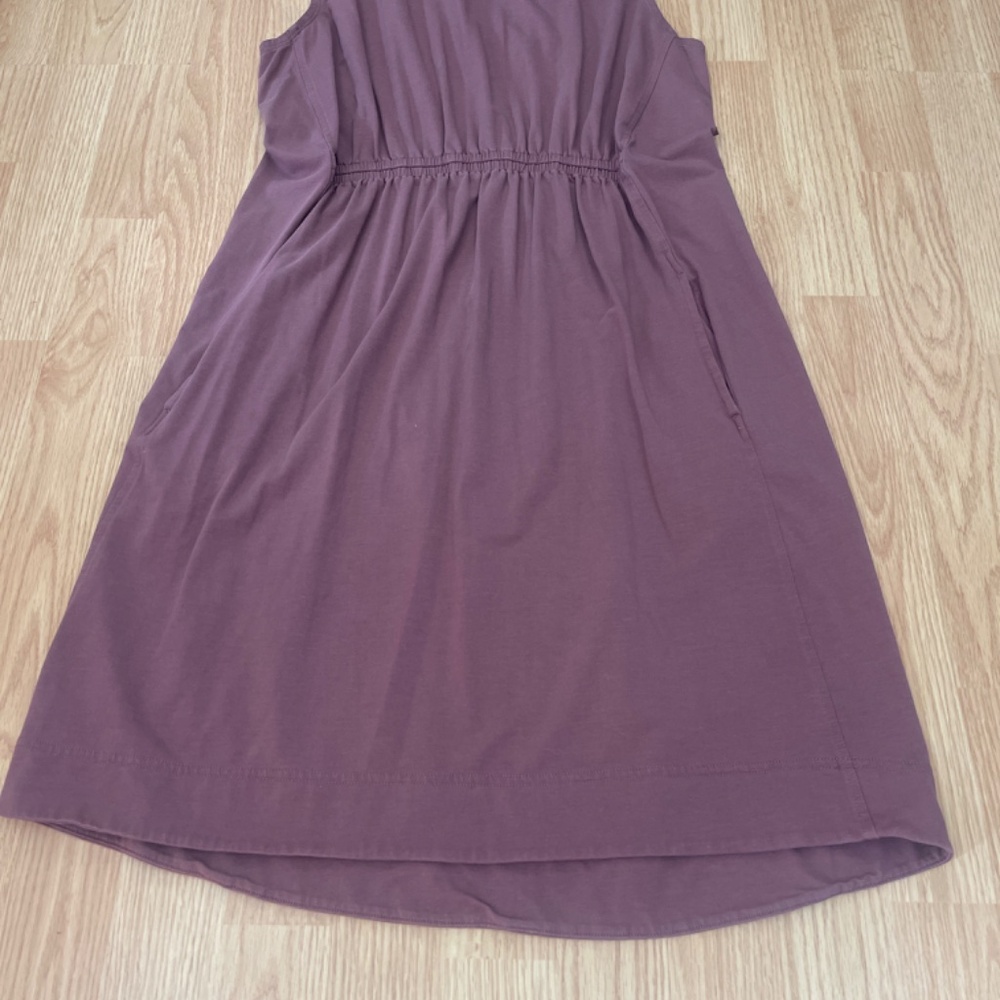 Athleta Del Ray Light Purple Mini Athletic dress mauve pockets Size Medium - Picture 5 of 10